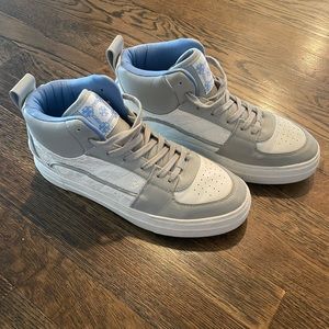 Blue and grey asos high top, size 9.